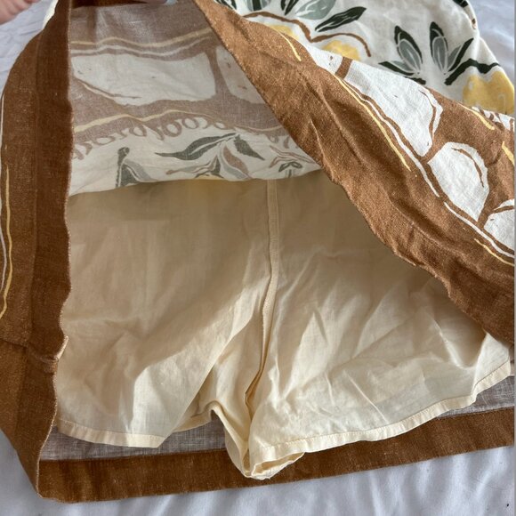 Abercrombie Scarlett Strapless Linen-Blend Skort Large/Medium - Picture 2 of 4